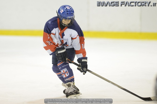 2015-02-15 Hockey Milano Rossoblu U12-Valpellice 0864 Michelangelo Romano